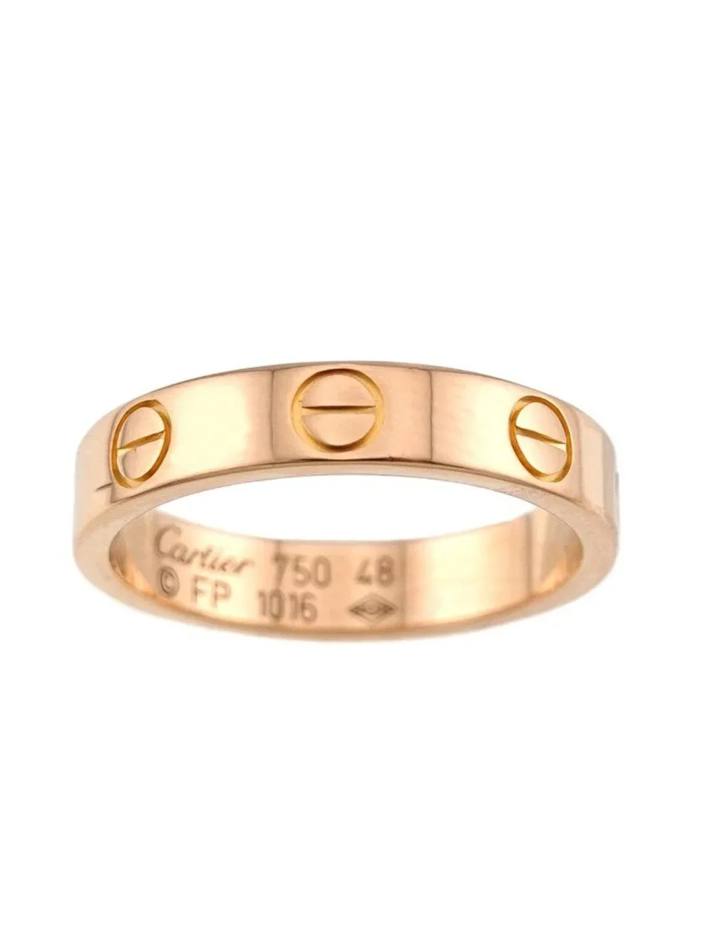 Cartier Mini Love 48 Ring 18k PG Pink Gold 750